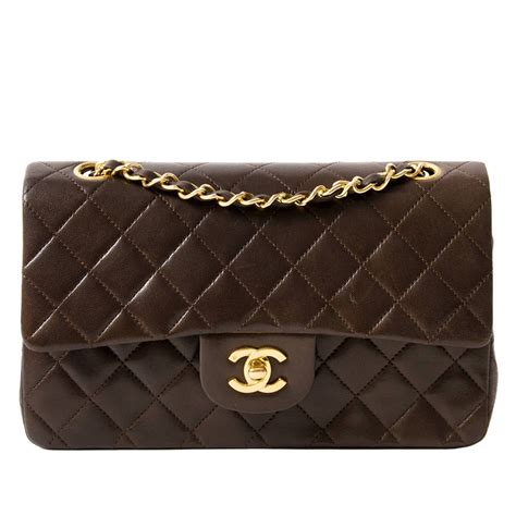 brown chanel flap|chanel small classic flap.